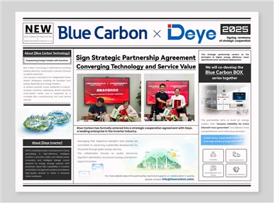 Blue Carbon dan Deye membentuk Perikatan Strategik untuk Perintis Penyelesaia...
