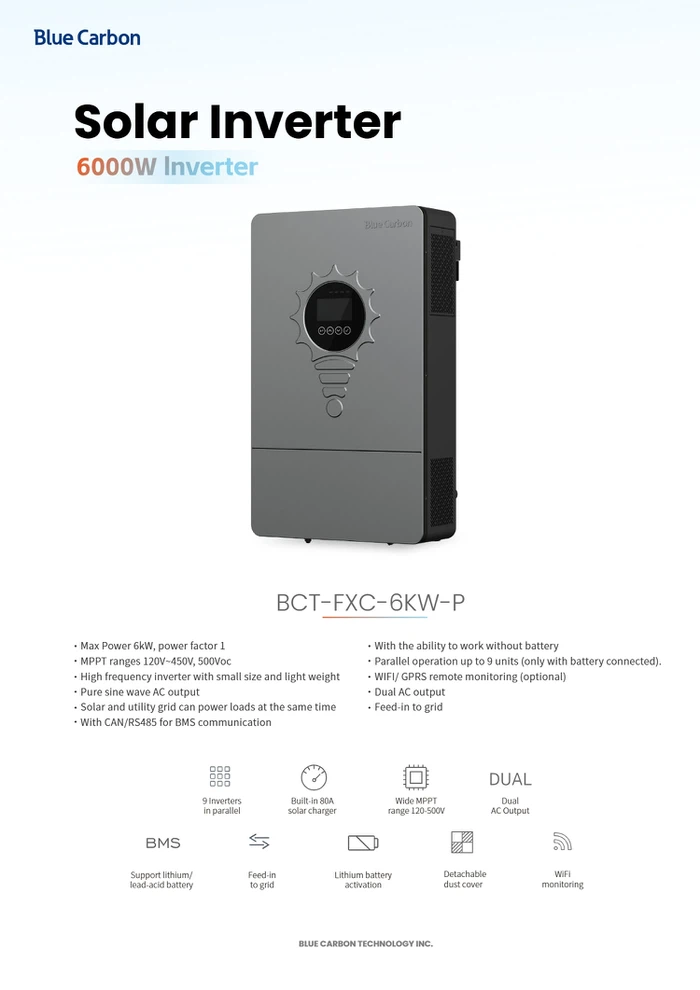 Solar Inverter-BCT-FXC-6KW-P1 Solar Inverter-BCT-FXC-6KW-P1